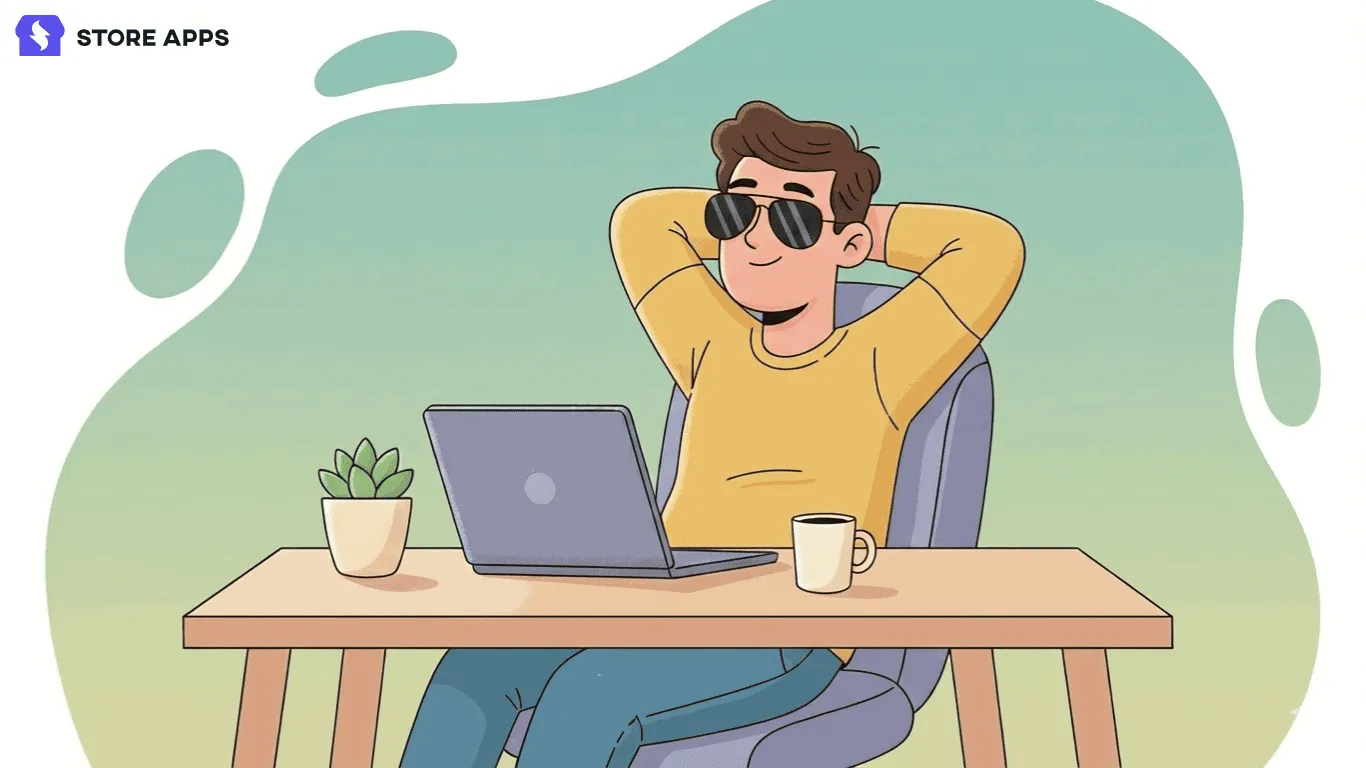 Illustration representing a simplified, stress-free WordPress content management workflow