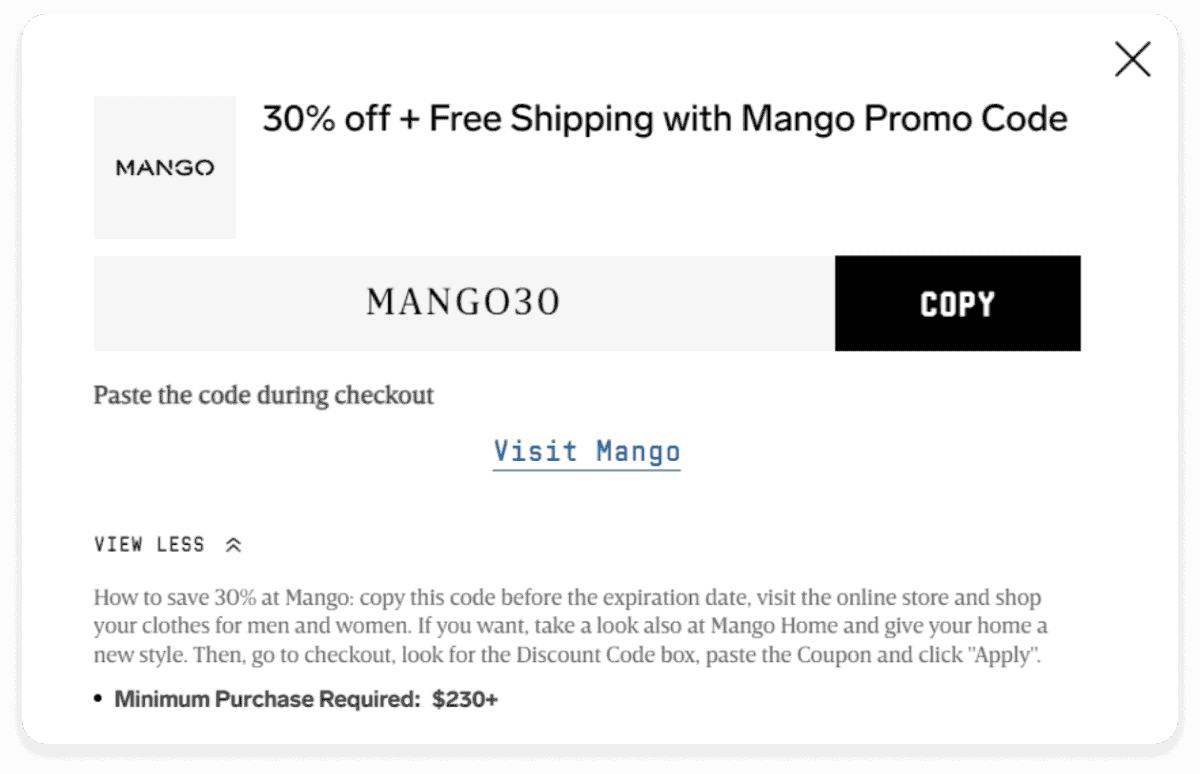 Free shipping coupons