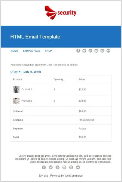 YITH WooCommerce Email Templates