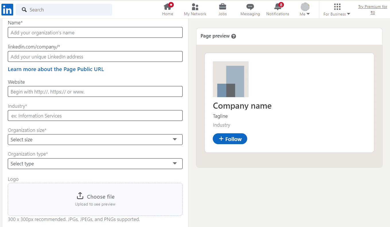 how to find affiliates on linkedin_linkedin business interface_company registration