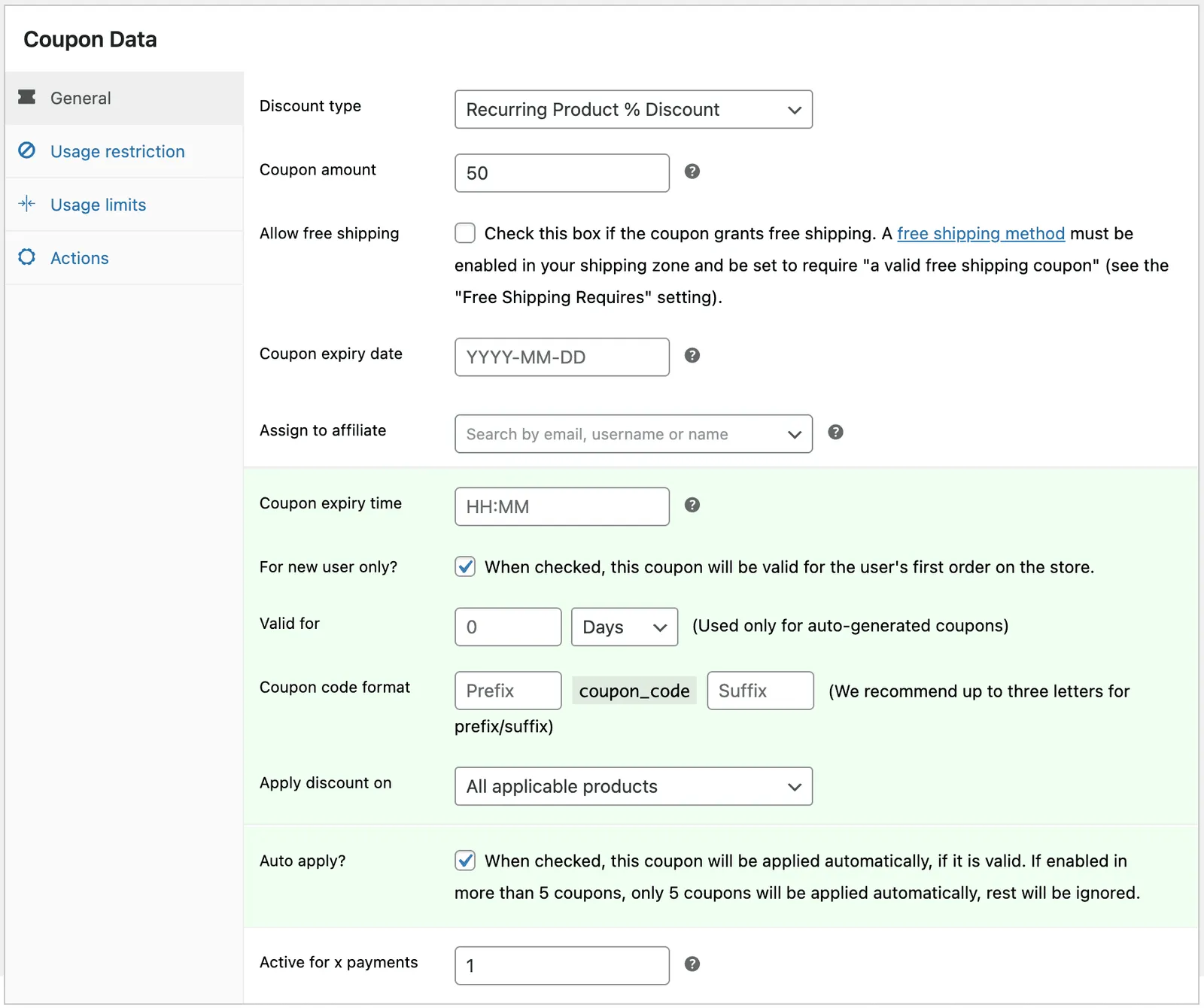 restrict coupon by billing address WooCommerce