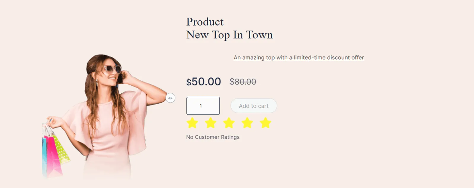 product page created
