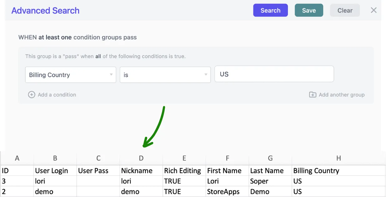 Export WooCommerce users and customers