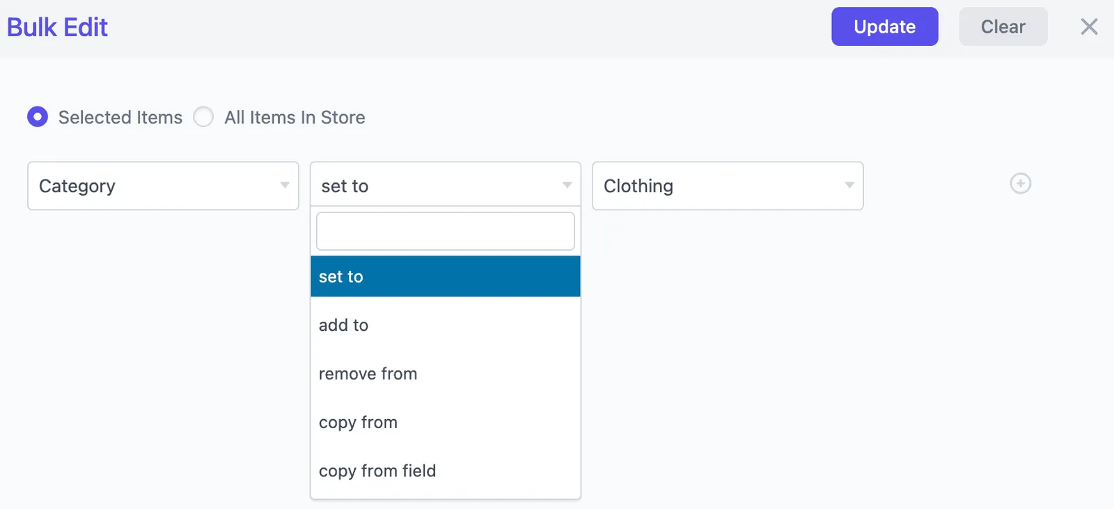 bulk edit product categories in WooCommerce