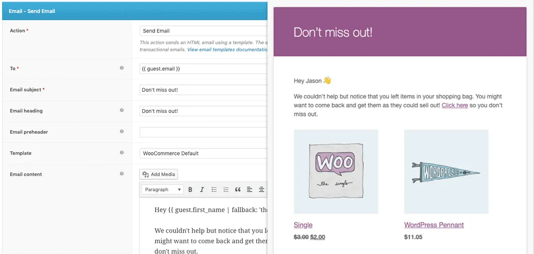 AutomateWoo for woocommerce marketing automation