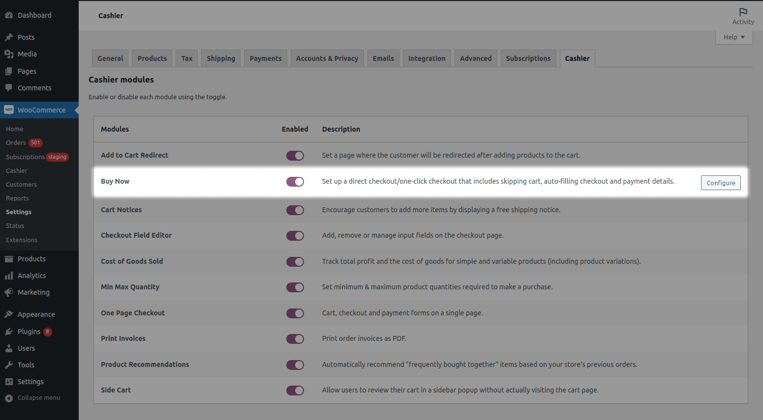 enable buy now button for guest checkout