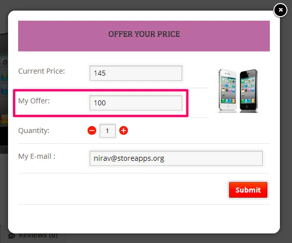 What happens when an offer is not accepted