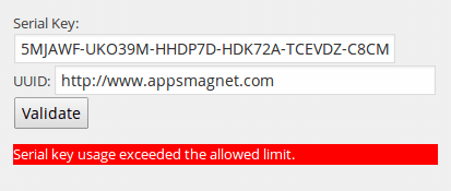 How to Validate Serial Key against a Product