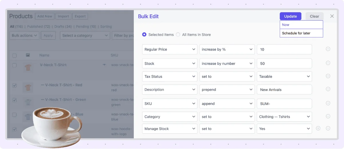 buk edit WooCommerce orders and export