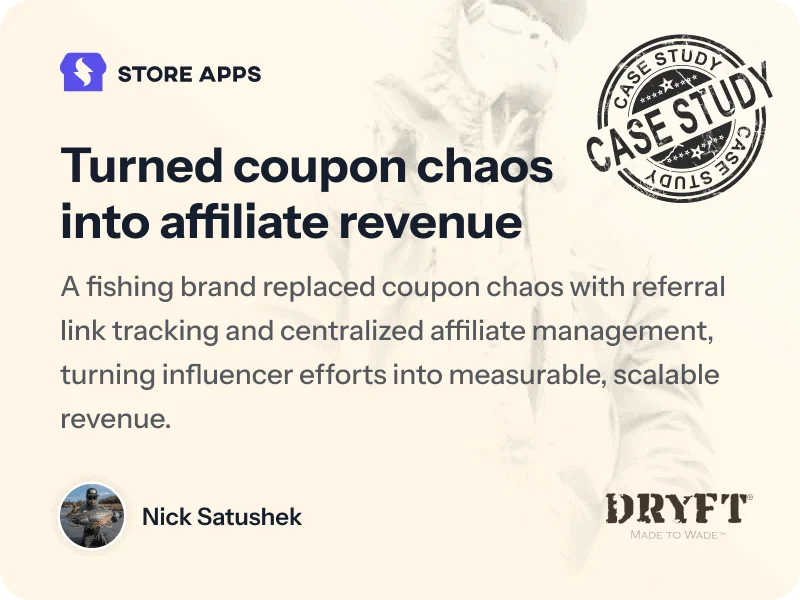 affiliate for woocommerce dryft case study