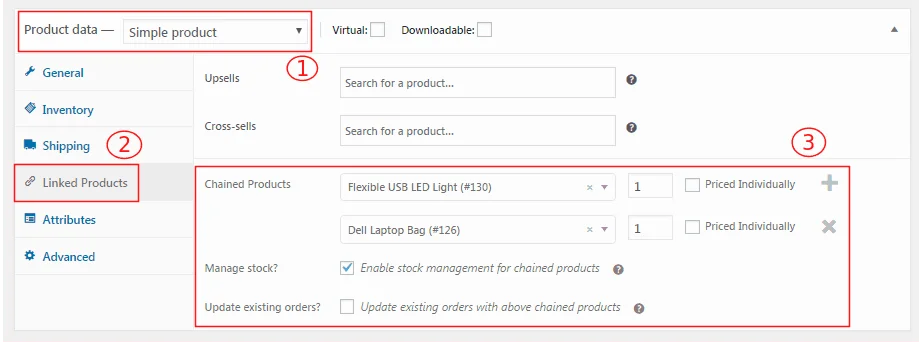 create product bundles