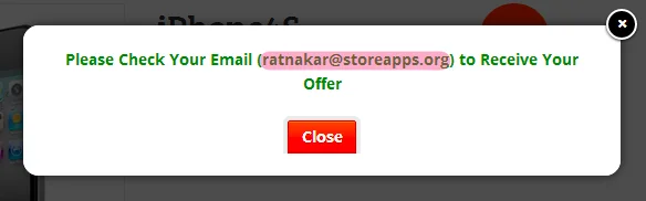 Response after submitting Offer